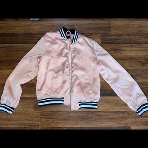 Cute pink silk jacket